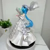 Finger Toys 25cm Genshin Impact Anime Figure Ganyu Wedding Dress Action Figur Keqing/Paimon/Klee/Hu Tao Figur Collection Model Doll Toys