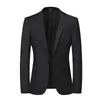 Men's Suits Blazers Boutique Men's Fashion Business Cultivate One's Morality Leisure Pure Color Gentleman's Wedding Presided Over Work Blazer 231013