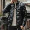 Parka en duvet pour hommes, veste d'hiver brillante, épaisse, chaude, imperméable, manteaux, vêtements pour hommes, 2022, L231014