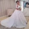 Dubai Arabic Pearls Ball Gown Wedding New Plus Size Sweetheart Backless White Sweep Train Bridal Gowns Bling Beach Garden Beading Sequins Wed Dresses 403