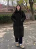 Piumino da donna Parka in cotone Cappotto da donna stile coreano Lungo Lady Inverno caldo cappotto allentato Moda femminile Elelgant Giacca trapuntata spessa 231013