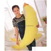 Kussen/decoratief kussen lang peeling banaan kussen kussen schattig knuffel pop decoratief voor bank of auto creatieve woninginrichting C Dhnwk