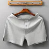 Cuecas sexy homens algodão boxer briefs bolsa roupa interior shorts troncos calcinha