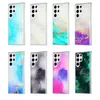 Marble 2.0MM Hard PC Soft IMD TPU Cases For Samsung S23 Ultra S22 Plus S21 A54 A34 Galaxy A24 A14 A53 A13 Plastic Rock Stone Mobile Phone Back Cover Skin