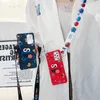 Étuis de téléphone portable 3D Cartoon Bandbody Strap Strap Phone Holder Case pour Redmi Note 10 11 Pro 10s Note 9 8 Pro 8T 7 Redmi 9 9C 9A Couverture L230823