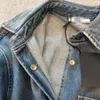 Wiosenna męska lapowa lapowa koszulka pra myj dżinsowy vintage, aby zrobić stary klasyczny swobodny moda wszystko. CC
