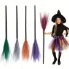 1pc Halloween Witch Mop Cosplay, Party Prop Detachable Ghost Festival Funny Decorative Props Broom