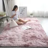 Alfombra Alfombra rosa para niños, decoración de dormitorio para niñas, alfombras nórdicas grandes para sala de estar, alfombras esponjosas para pasillo, alfombras de juego de guardería de felpa suave 231013