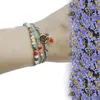 Bedelarmbanden Hangjing Trendy Vrouw Kralenarmband 2023 Kwastje Strass Kristal Bloem Boheemse Kralen Gevlochten Touw Sieraden