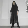 Men's Trench Coats High Quality Mens Unisex Casual Open Stitch Ded Long Cloak Cape Coat Hip Hop Men Solid Loose Trenchcoat