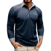 Men's Casual Shirts Pure Color Long Sleeve Fashion T Slim Fit Oversized Blouse Vocation Business Lapel Shirt Ropa Hombre