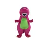 2019 Wysokiej jakości zawód Barney dinozaur Mascot Costume Halloween Cartoween Dorosły Rozmiar Fancy Dress2803