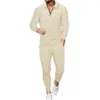 Men's Tracksuits Fashion Jumpsuit New White Black Sports Bodysuit Jogger Running Two Piece Sets286C