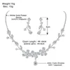 Mecresh mignon papillon collier de mariée ensembles de bijoux pour femmes clair cubique zircone boucles d'oreilles de mariage ensembles bijoux de noël TL545 H236q