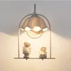 Lampes murales lampe de lecture Vintage LED interrupteur Penteadeira Camarim noir salle de bain luminaires rustique décor à la maison mignon