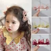 Saç Aksesuarları Çocuk Koreli Stereoskopik Yabancı Stil Yay Saçkop Kız Polka Dot Kar Peyzesi Oynatıcı