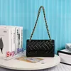 Mode Klappe Frauen Umhängetaschen Klassische Einzelhandel Plaid Muster CrossBody kette einkaufstasche Damen Outdoor Bankett Tragbare Luxus Leder Handtasche