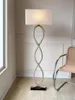 W stylu vintage Creative Pletające światło 161 cm 63 "lampa podłogowa z tkaniną do hoteli