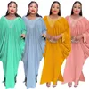 Vêtements ethniques 2023 Robes africaines de grande taille pour femmes automne col en V soirée robe de mariée mode musulmane Abaya