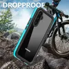 IP68 Waterproof Clear Phone Case for Samsung Galaxy A14 5G A13 A12 A32 A42 A52 A33 A53 A34 A54 A02S A03S A04S A23 A24 A25 Rope Outdoor Full Protective Rugged Armor Shell