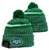 Мужчины вязаные манжеты Pom Jets Beanies New York Bobble Hats