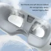 アイマッサージャー3Dスチームアイマスクコンプレスマッサージアイビューティー水化装置は、目の疲労スプレーアイリナーニングインストル231013