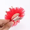Bandanas 3 pçs grampo de cabelo flor pino pérola tiara barrette clipes laterais acessórios para crianças festa favor cor misturada