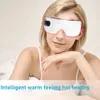 Masajeador de ojos Vibración eléctrica Masaje de ojos Soporte Bluetooth Terapia de calefacción Gafas Cuidado de los ojos Máquina para aliviar la fatiga Masajeador de ojos 231013