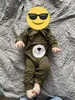 Cosplay född baby pojkar flickor romper pyjamas spädbarn kläder bomull långärmare tryck oneck bekväm jumpsuit småbarn kläder kläder 231013