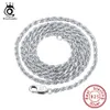 ORSA JEWELS – colliers en corde coupée en diamant, en argent véritable 925, chaîne de cou de 1, 2mm, 1, 5mm, 1, 7mm, pour femmes et hommes, bijoux cadeau OSC29210q