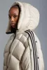 Winter 2023 Herbst frauen Weiße Ente Unten Parkas Jacken Zipper Mit Kapuze Gestreiften frau Dünne Kurze Mäntel MK23038 kleidungsstück