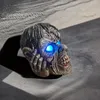 Halloween Horror Trickster Props, Funny Toys, Luminous Ghost Resin Sculpture Decorations, Glowing Skull Decoration, Home Decorations