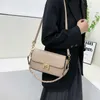 Sac à main pour femmes avec une texture de niche sac à bandoulière polyvalent nouvelle mode pour les déplacements sous les bras haut de gamme épaule unique petit carré 5783