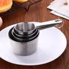 Measuring Tools 4Pcs/Set Stainless Steel Spoons Creative Coffee Milk Powder Cup With Scale Kitchen Pastry Baking