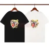 22SS Herr Designer T Shirts Fashion Tiger Head Print T Shirt Man Woman Casual Loose Tees Asian Size S-2XL236G