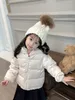 Manteau d'hiver en duvet de canard blanc pour enfants, doudoune épaisse et chaude pour enfants en bas âge, vêtements d'extérieur à capuche