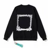 Felpe con cappuccio da uomo Felpe off White Man Designers Abbigliamento Uomo Donna Designer Mens Lettera Stampa Nero Terry Pullover Cappotti Felpa con cappuccio Con cappuccio i8u