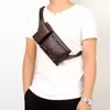 Waist Bags AIWITHPM Leather Packs Men Fanny Pack Belt Bag Phone Travel Male Small