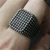 Anneaux de cluster 3pcs / lot Est Cool Personal Design Ring 316L Acier inoxydable Punk Hommes Garçons