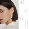 Dangle Earrings女性のクリエイティブハサミシェイプファッションレトロステンレススチールナイフデイリーアクセサリーペンディエント