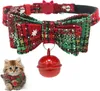 Hundebekleidung Verstellbares Halsband Weihnachten – Fliege | Haustier- und Soft-Ac