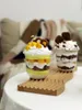 Fleurs décoratives SWEETGO Artificielle Bobo Cupcake Dessert 9,5 cm Simulation en forme de U Modèle de crème glacée Autoportrait Galerie Pographie Accessoires
