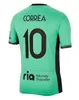 Fãs Jogador Atlético Madrids camisas de futebol GRIEZMANN 23 24 120º aniversário 2023 2024 M.LLORENTE KOKE SAUL Correa LEMAR camisa de futebol masculino kit infantil uniformes