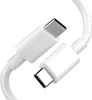 Snabbladdning 1m 3ft typ C till Type-C USB C PD-kabelkabelkablar för Samsung S10 S22 S23 Utral HTC-telefon