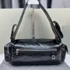 Superbusy motorcycle shoulder bags designer bag black cowhide handbags women tote vintage le cagole crescent Locomotive bag wallet