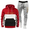 Männer Herbst Winter Sets Zipper Hoodie + Hosen Stücke Lässige Männlichen Sportswear Marke Kleidung Schweiß Anzug