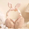 Berets Cute Winter Warm Earmuff For Girls Plush Bow Knot Faux Fur Earcap Children Lovely Earmuffs Ear Cover Earwarmers