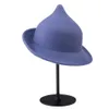 BeanieSkull Caps Women Girls Halloween Peaked Cap Purple Satin Witch Cosplay Hat Party Costume Accessory 231013