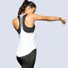 Active Shirts 2023 Gym Tops Women's Sports Top Letter Backless Sleeveless Yoga Fitness Running Quick Dry Tank Crop