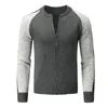 Maglioni da uomo Maglione cardigan lavorato a maglia con cerniera alla moda Cappotto in morbido jacekt a maniche lunghe Autunno e inverno Pullover con cuciture calde in tinta unita